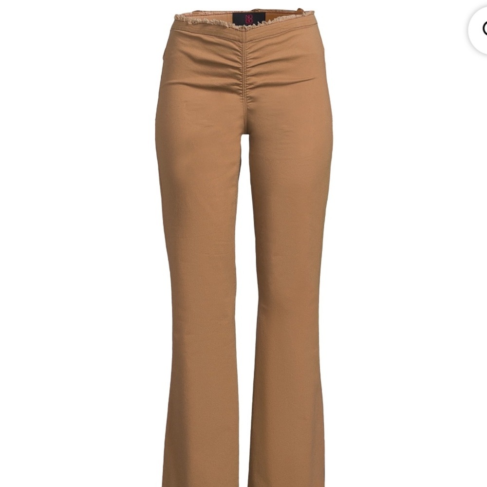 No Boundaries Juniors Ruched Flared Pants